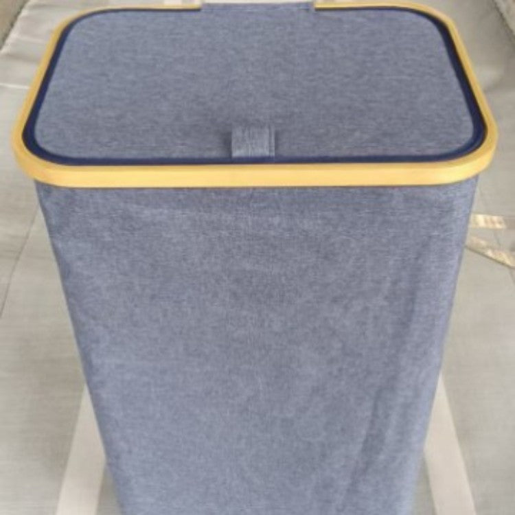Stylish Laundry Basket with Wooden Lid | Kelmera