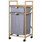 Stylish Laundry Storage Tower with Wheels | Kelmera