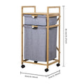 Stylish Laundry Storage Tower with Wheels | Kelmera