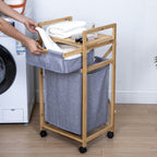 Stylish Laundry Storage Tower with Wheels | Kelmera