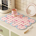 Stylish Scalloped Kitchen Mat | Kelmera