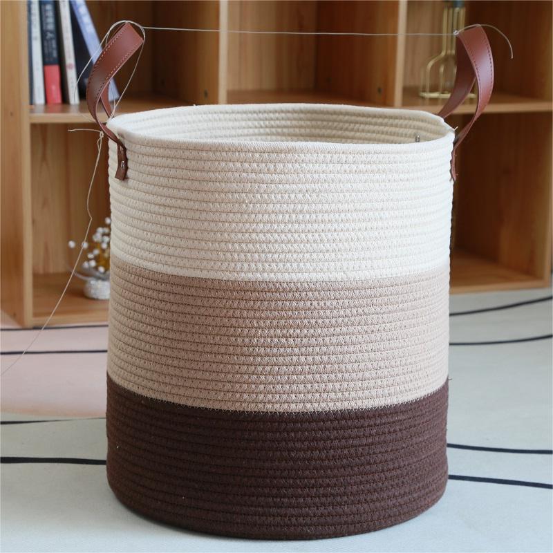 Stylish Storage Basket Light Grey White | Kelmera