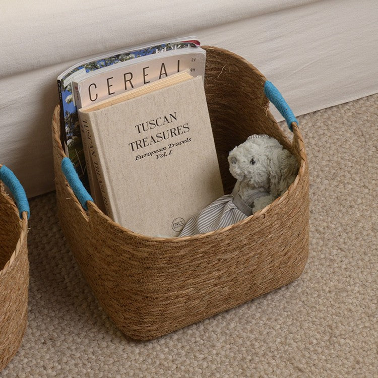 Stylish Storage Basket made of Woven Natural Fibers | Kelmera