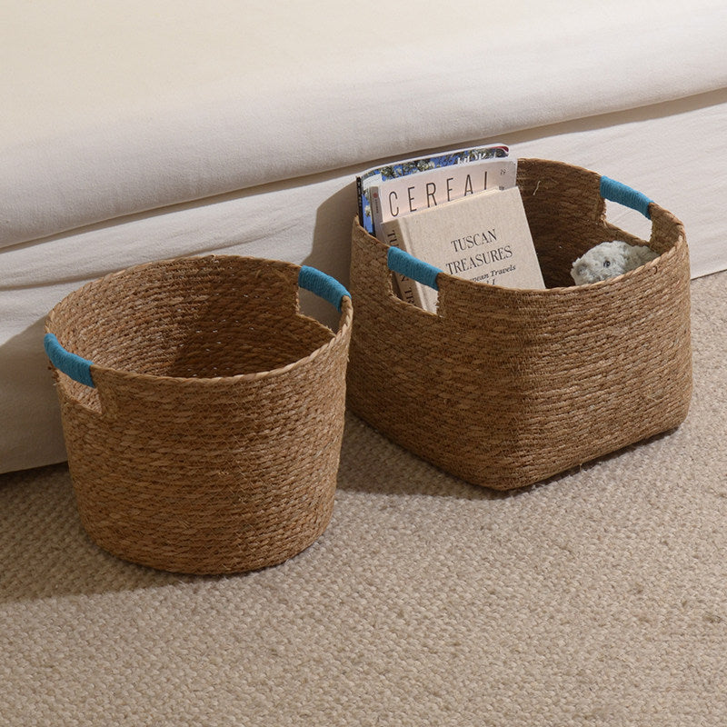 Stylish Storage Basket made of Woven Natural Fibers | Kelmera