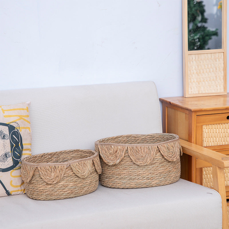 Stylish Storage Basket with Wave Rim | Kelmera