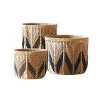 Stylish Storage Basket Woven Natural Fiber Soft Textile | Kelmera