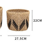 Stylish Storage Basket Woven Natural Fiber Soft Textile | Kelmera