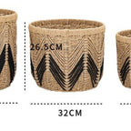 Stylish Storage Basket Woven Natural Fiber Soft Textile | Kelmera