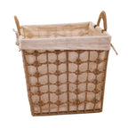Stylish Storage Baskets Jute Fiber Cotton Textile | Kelmera