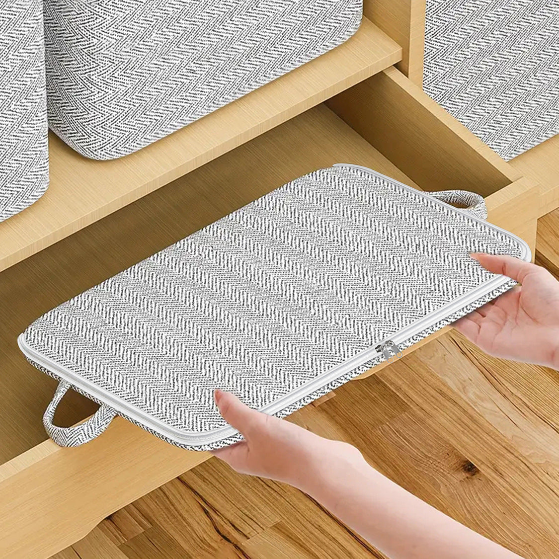 Stylish Woven Storage Hamper | Kelmera
