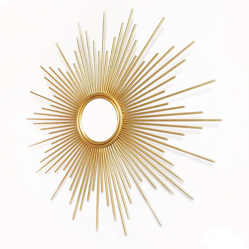 Sunburst Decorative Wall Mirror with Radiating Rays | Kelmera