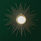 Sunburst Decorative Wall Mirror with Radiating Rays | Kelmera