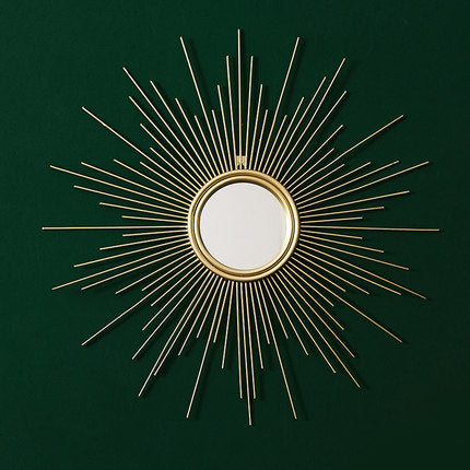 Sunburst Decorative Wall Mirror with Radiating Rays | Kelmera