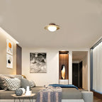 Tavren Travertine Ceiling Light | Kelmera