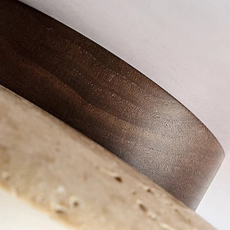Tavren Travertine Ceiling Light | Kelmera