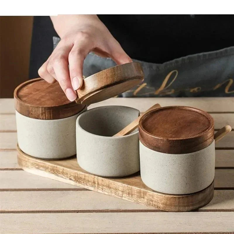 Telria Ceramic Seasoning Jar Set