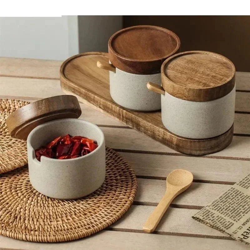Telria Ceramic Seasoning Jar Set