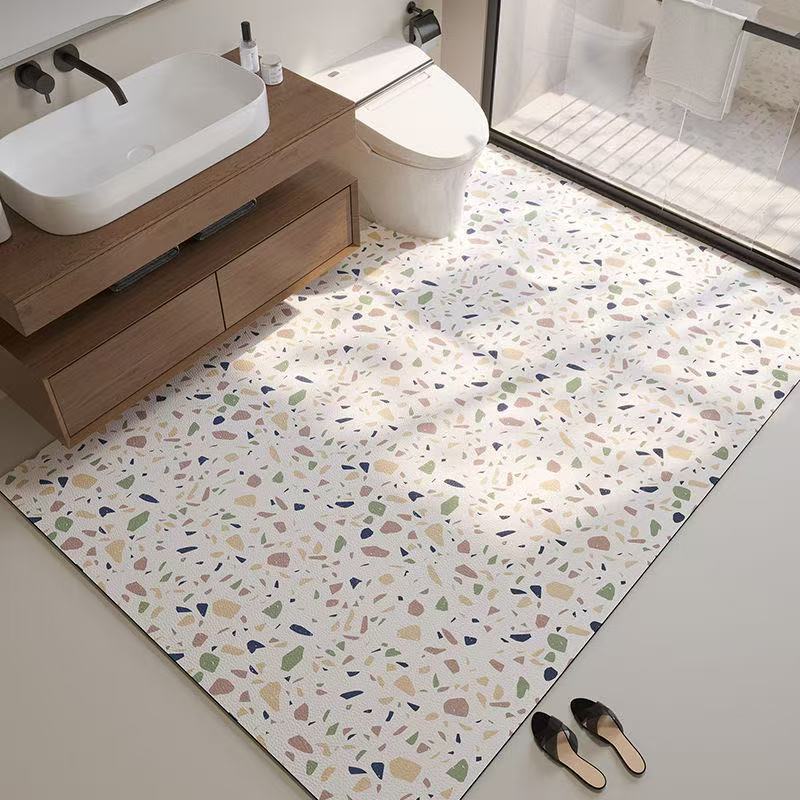 Terrazzo Style Bathroom Mat | Kelmera