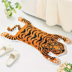 Tiger-Themed Plush Area Rug | Kelmera