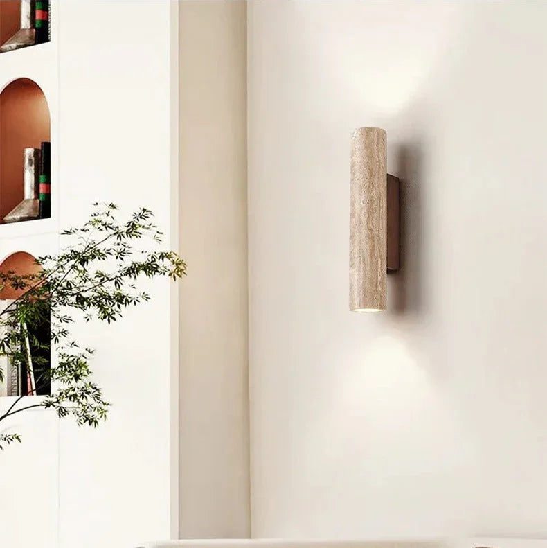 Torsunda Travertine Wall Lamp