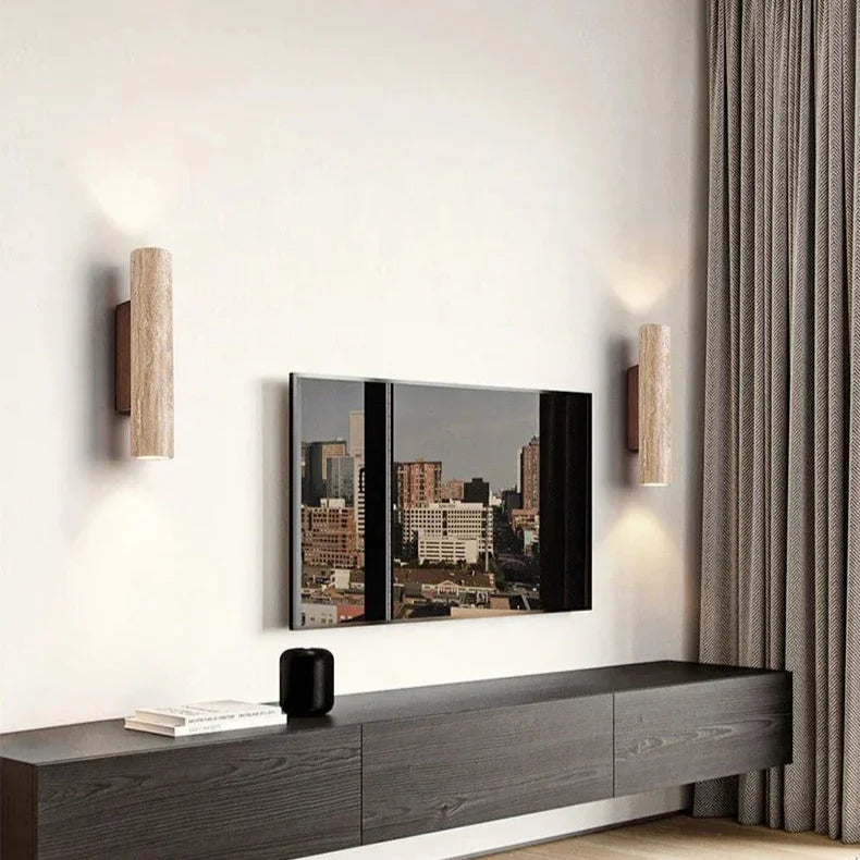 Torsunda Travertine Wall Lamp