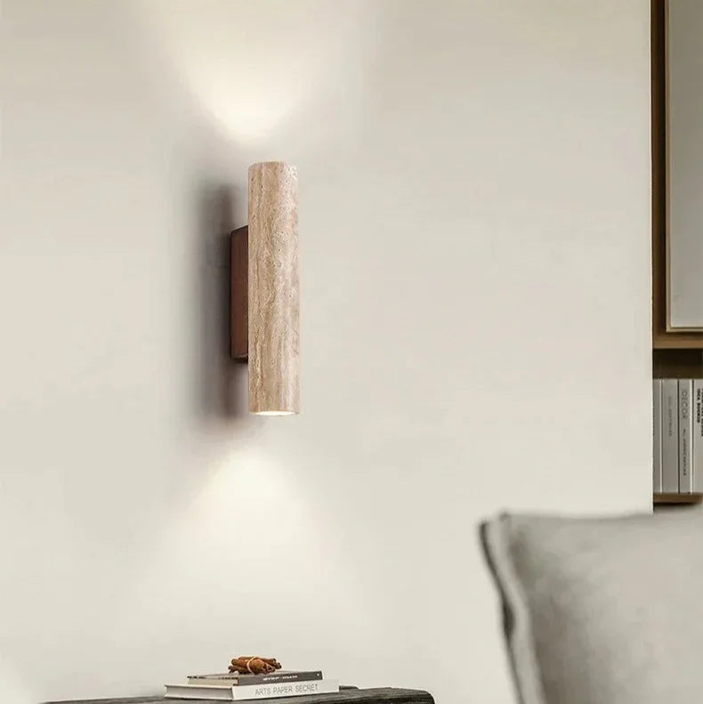 Torsunda Travertine Wall Lamp