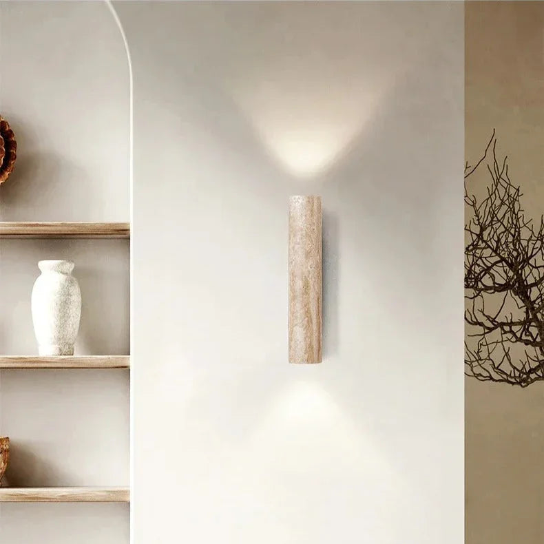 Torsunda Travertine Wall Lamp