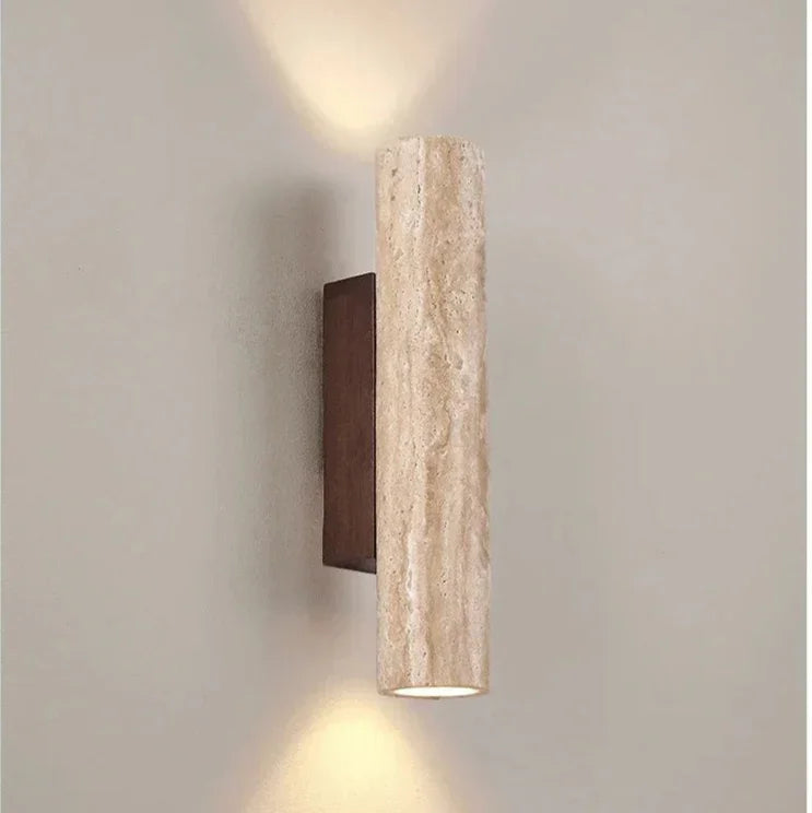 Torsunda Travertine Wall Lamp