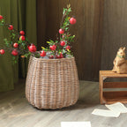 Trash Can Wood Handwoven | Kelmera