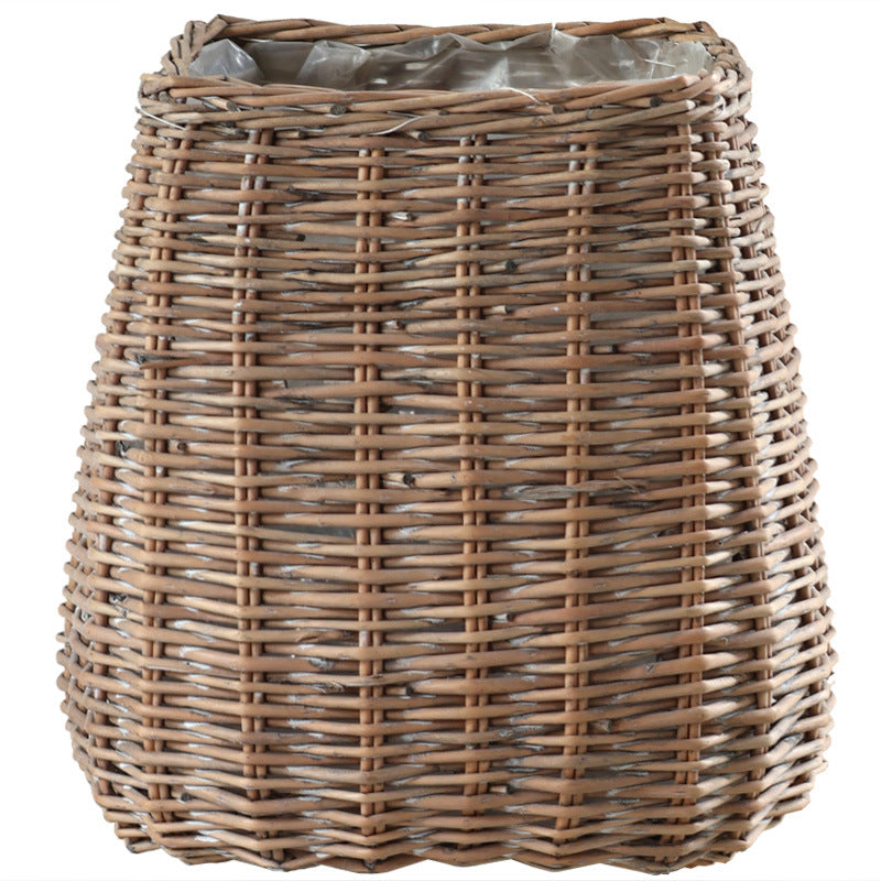 Trash Can Wood Handwoven | Kelmera