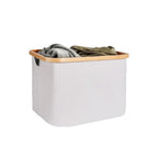 Trendy Storage Basket with Bamboo Frame | Kelmera