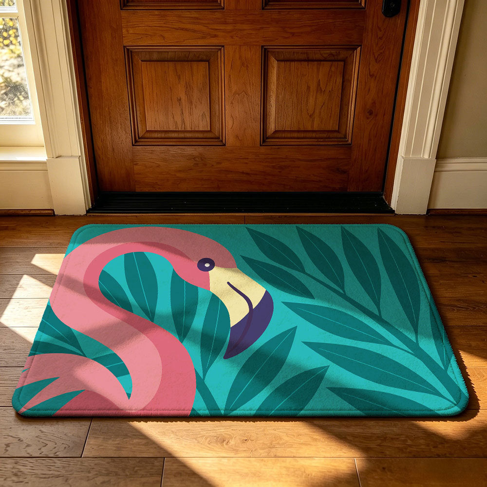 Tropical-Themed Decorative Doormat | Kelmera