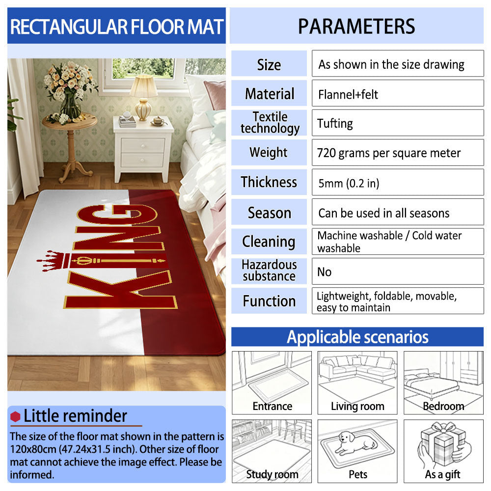 Tropical-Themed Decorative Doormat | Kelmera