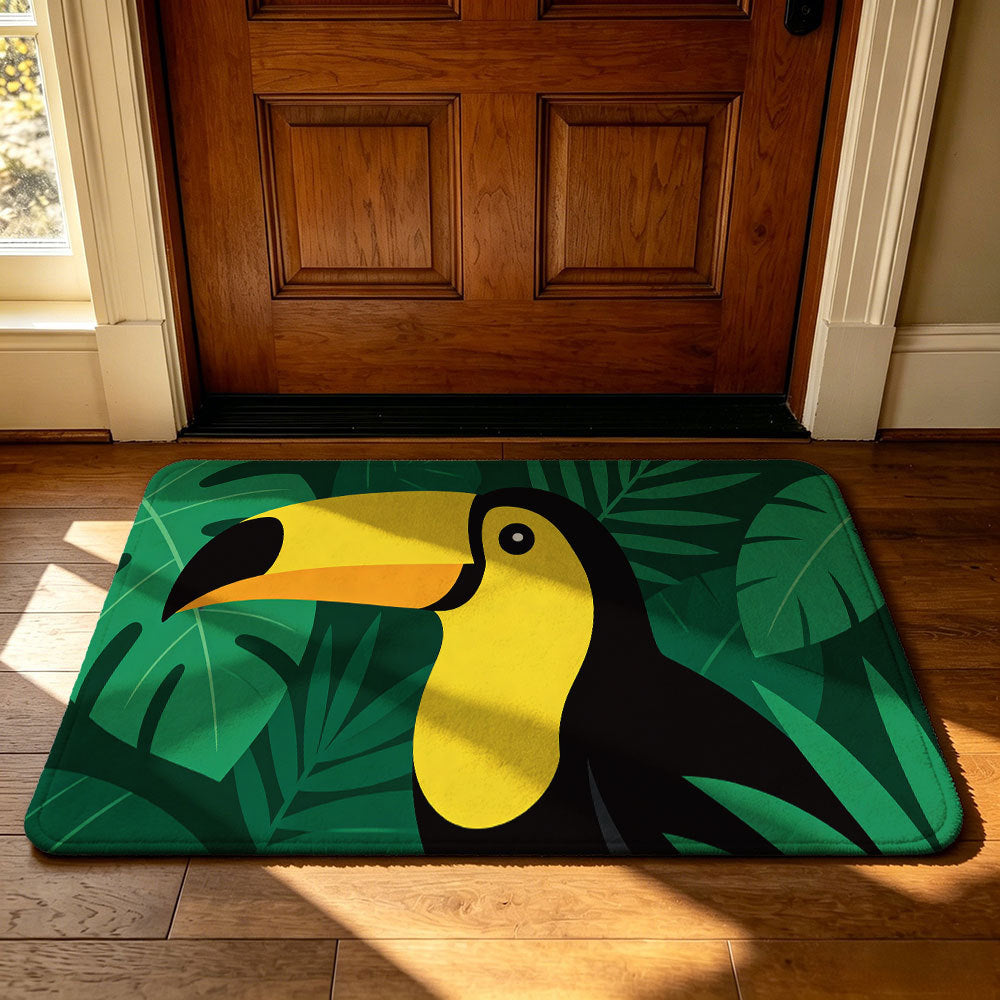 Tropical-Themed Decorative Doormat | Kelmera