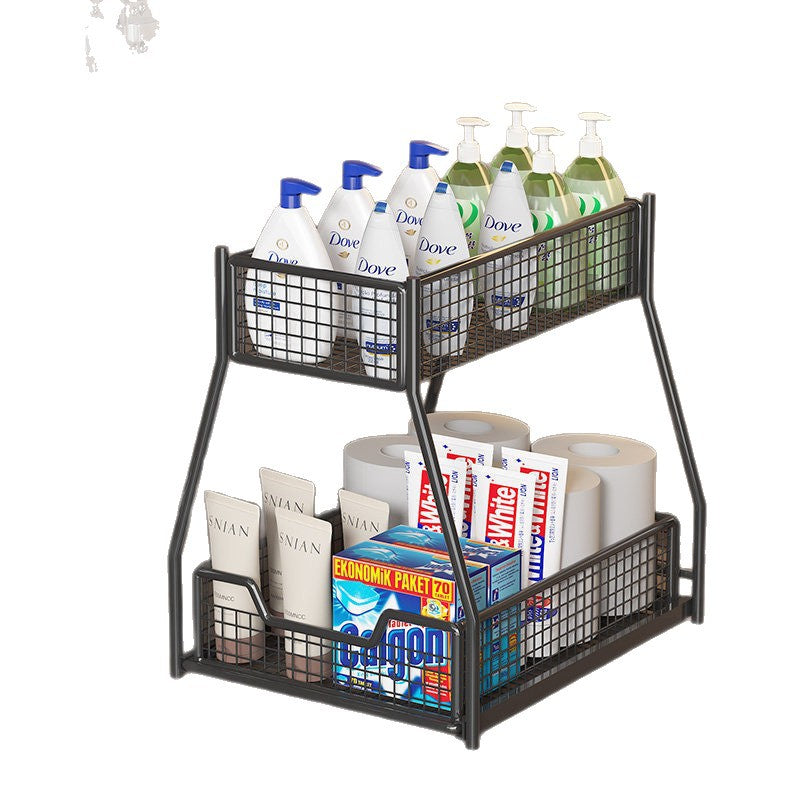 Two-Level Under-Shelf Storage Organizer | Kelmera