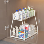 Two-Level Under-Shelf Storage Organizer | Kelmera