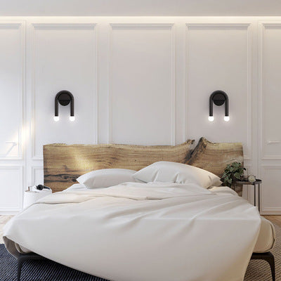 U-Shaped Dual Globe Wall Lamp | Kelmera