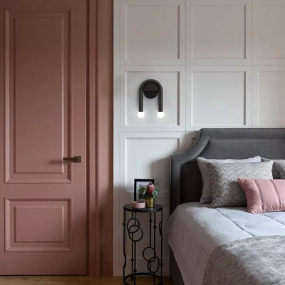 U-Shaped Dual Globe Wall Lamp | Kelmera