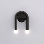 U-Shaped Dual Globe Wall Lamp | Kelmera