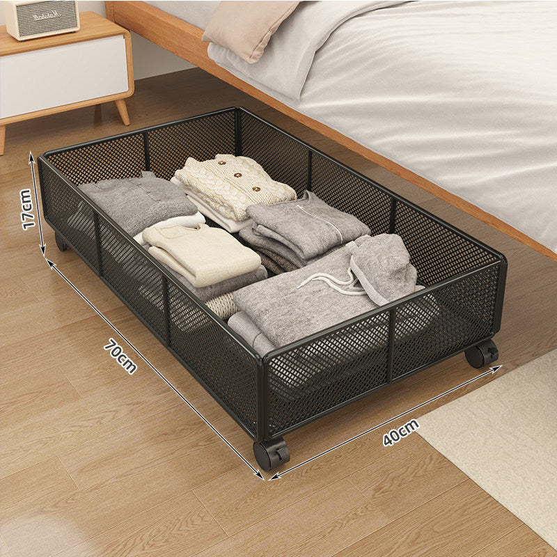 Underbed Roll Storage Basket with Mesh Design | Kelmera