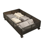Underbed Roll Storage Basket with Mesh Design | Kelmera
