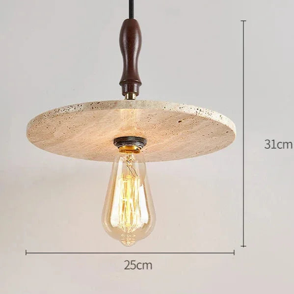 Urmynta Travertine Pendant Lamp