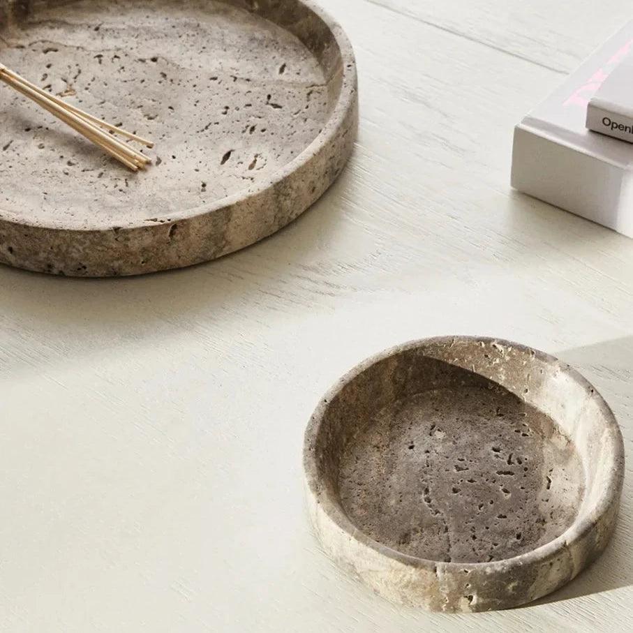 Valvunda Round Stone Tray