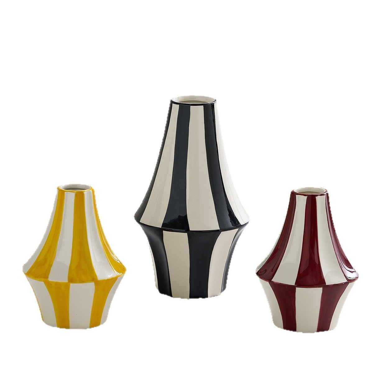 Vase Yellow Red Black | Kelmera