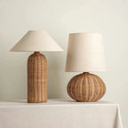 Veldin Sabi Table Lamp - Rattan