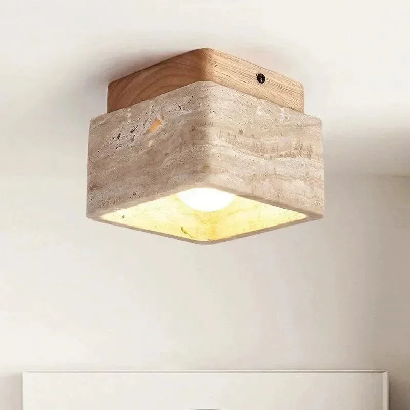 Veldin Travertine Downlight | Kelmera