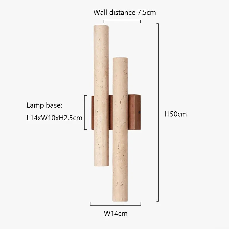 Verfyra Stone Wall Lamp