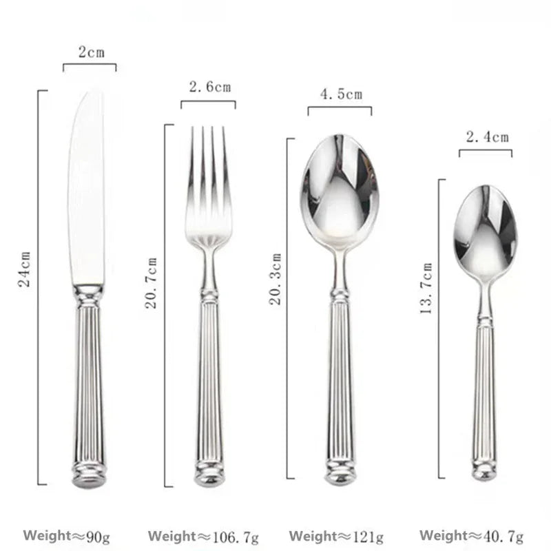 Vernova Silver Cutlery Set