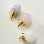 Verresa Brass Marble Knobs