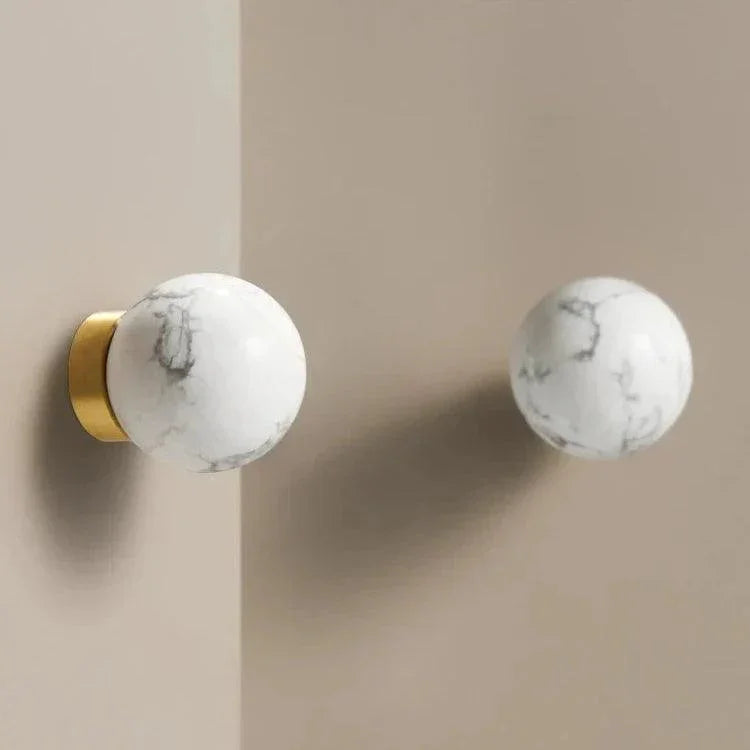 Verresa Brass Marble Knobs